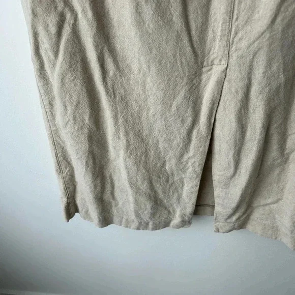 Vintage linen tencel maxi skirt - Picture 10 of 12